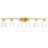 45 Inch 6-light Gold Vanity Wall Light