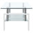 Paizleigh vidaXL Coffee Table, Tempered Glass Top, Center Table, 37.4''x21.7''x15.7''-1591512423