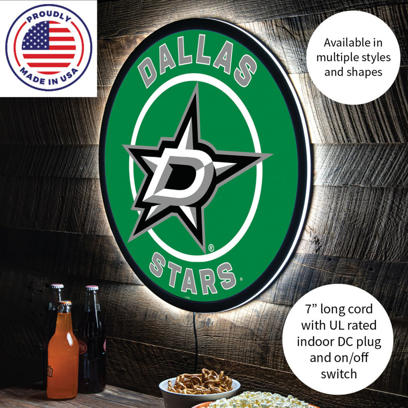 Enseigne murale 23 po NHL, NHL Dallas Stars