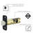 2-Way Adjustable Passage Corner Latch-85025318