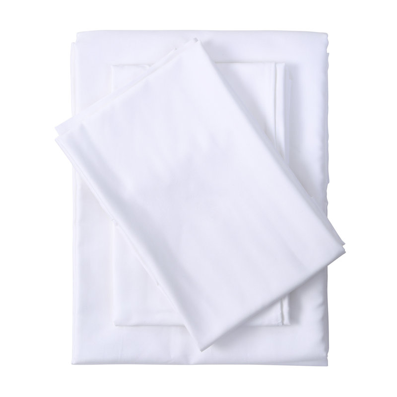 ensemble de draps 300 fils Dubreuil, Complète, Blanc