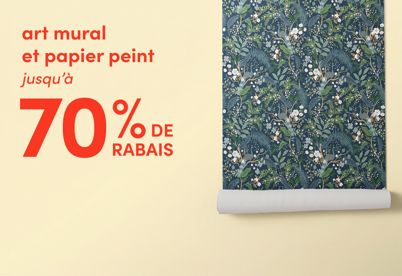 art mural et papier peint en solde