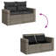  Garden Sofa Set Grey