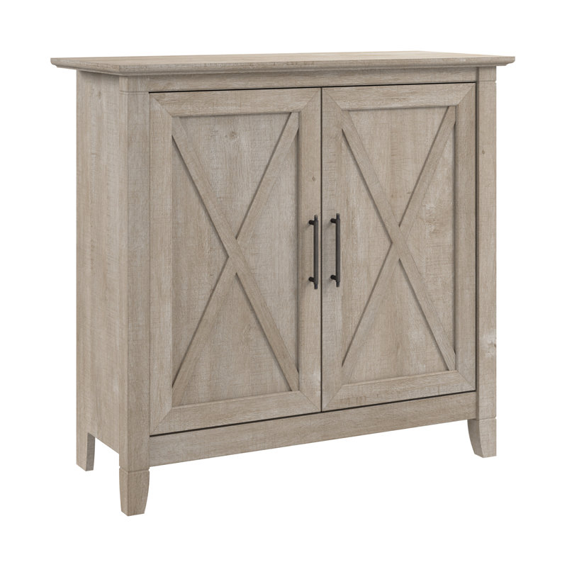 Rangement bas Huckins, Beige/gris