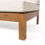 BANC D'ANGLE GAUCHE EN X