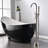 2 Handle Floor Clawfoot Tub Faucet with Diverter-59136852