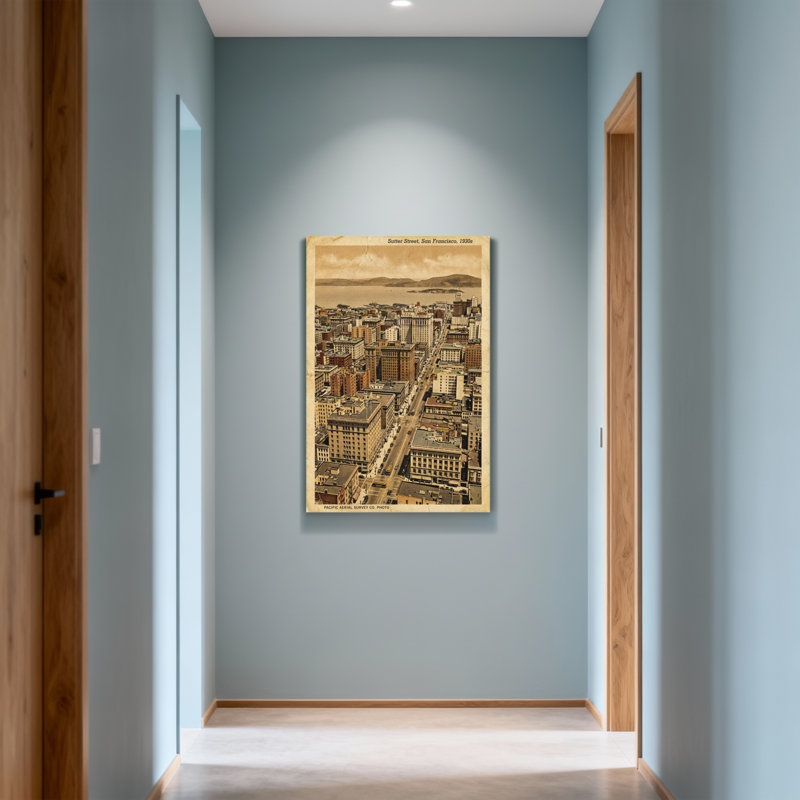 Scène de paysage urbain rétro