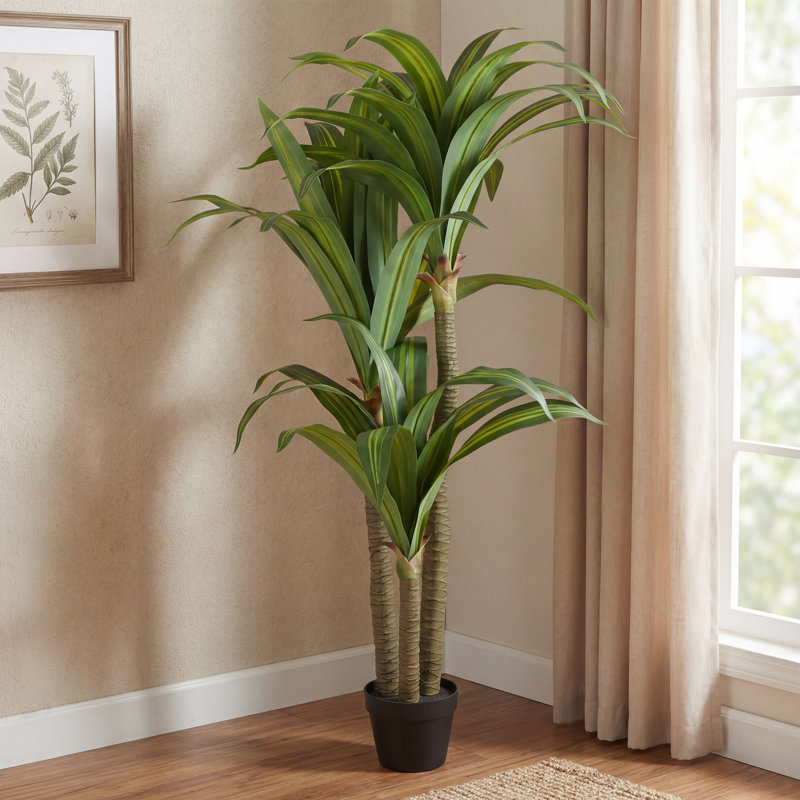 Faux arbre Dracaena de 59 po