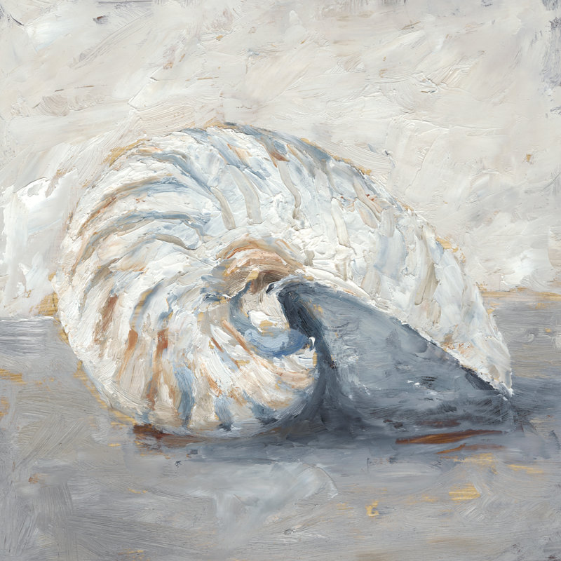 UA Blue Shell Study I by Ethan Harper - Wrapped Canvas Painting, 122cm H x 122cm W x 3.8cm D