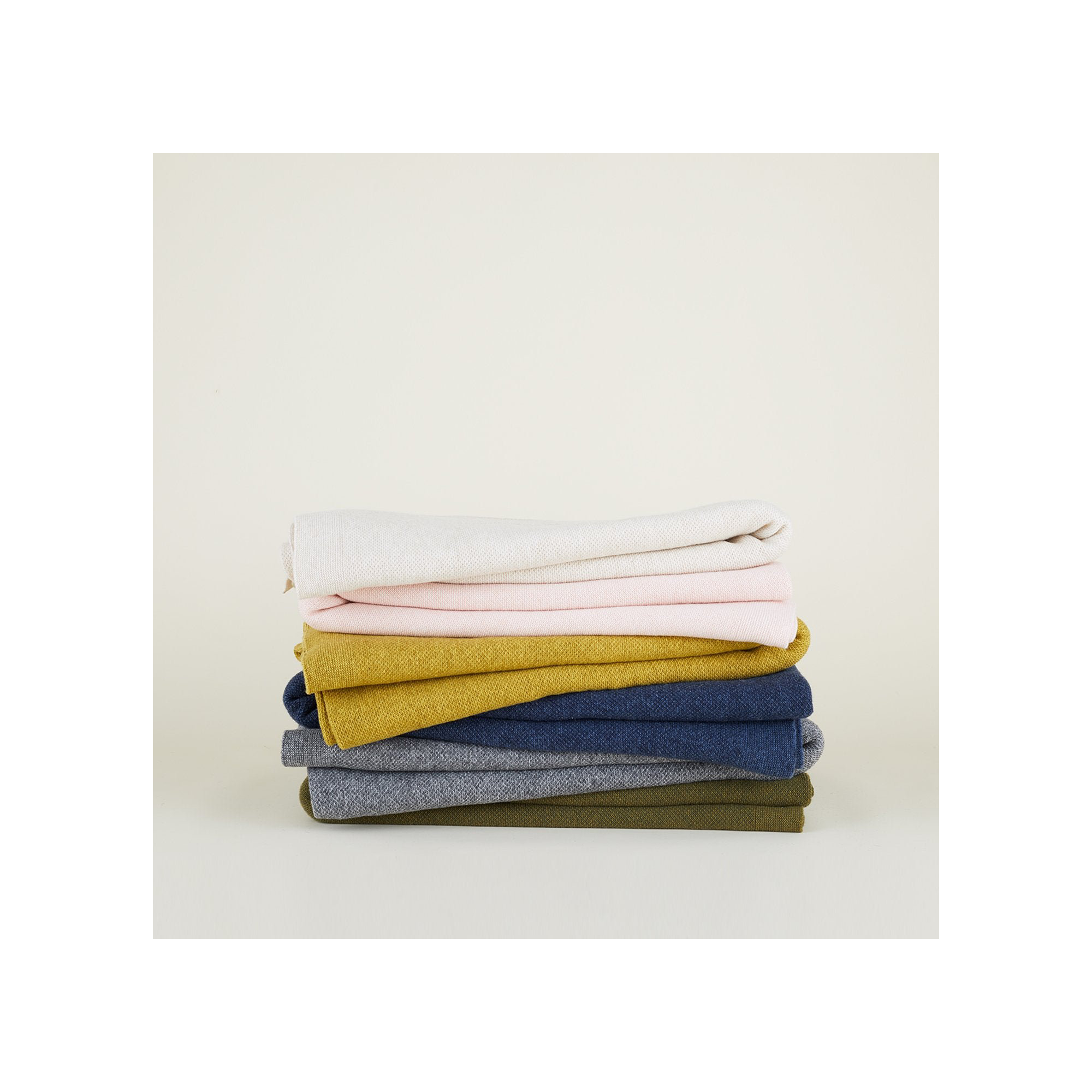 Simple Throw Blanket, 95" L x 65" W, Mustard