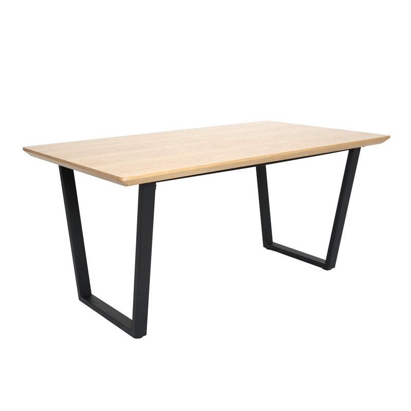 Asfand 160Cm Oak Veneer Dining Table