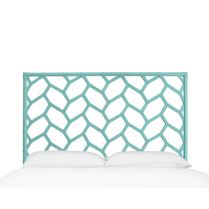 Silas Queen Standard Bed, Black, Queen, Turquoise