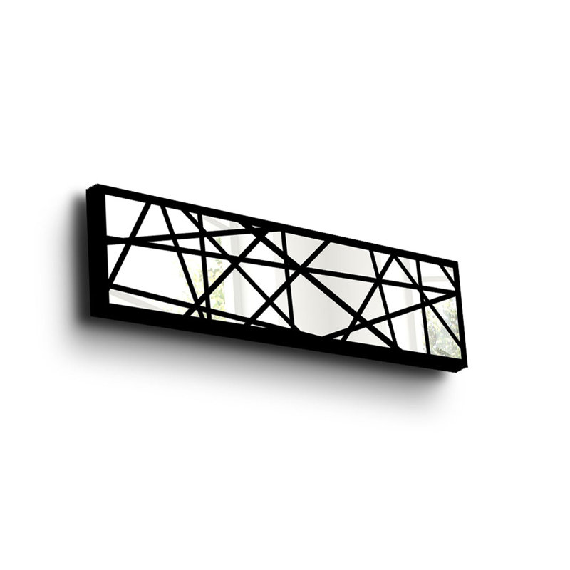 Eustorgios Wood Flat Wall Mirror