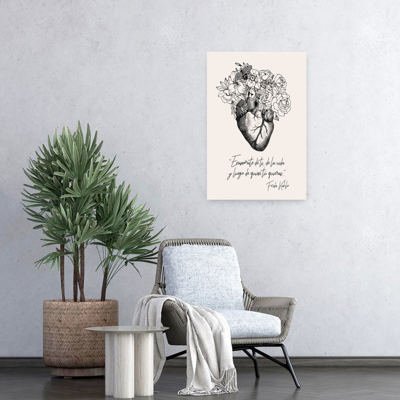 Art contemporain contemporain moderne romantique, H 24 po x l 16 po