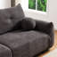Coussin rembourré en mousse grise confortable avec 2 décorations en laine d'agneau