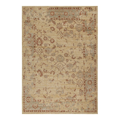 Handmade Silk and Wool Area Rug