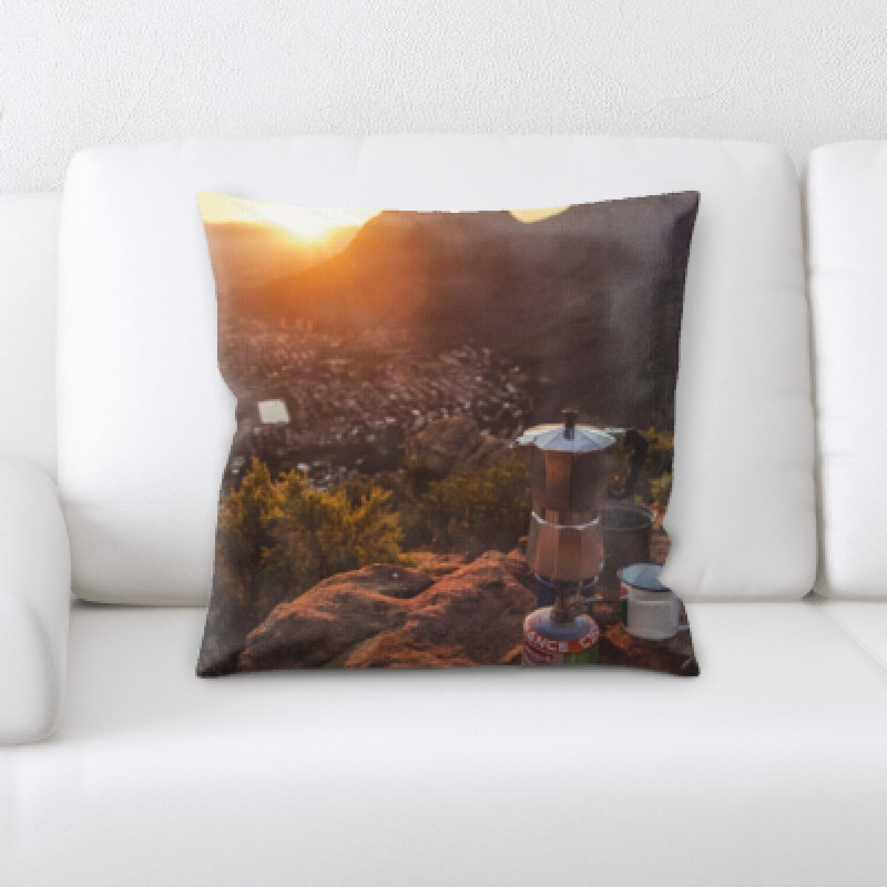 Microsuede Throw Pillow