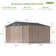 10 ft. W x 10 ft. D Metal Storage Shed