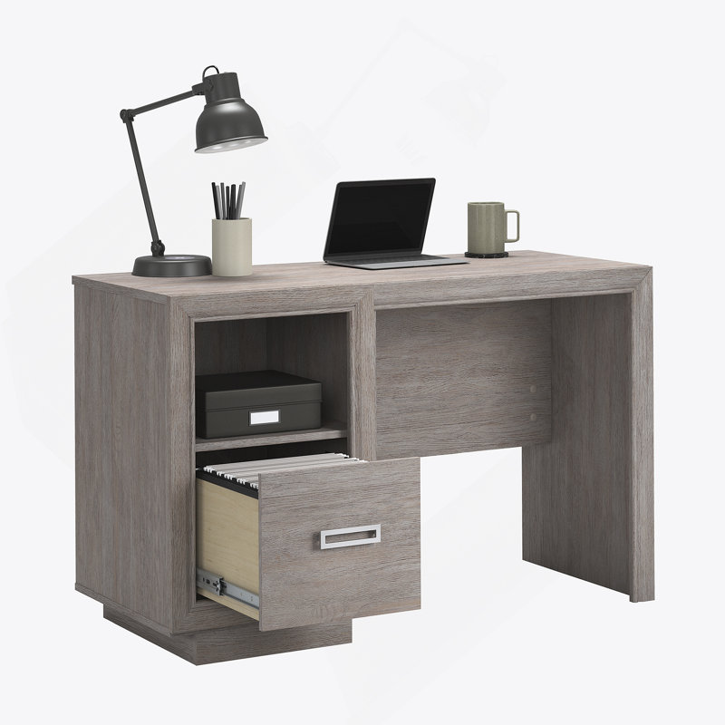 Bureau, finition gris moyen