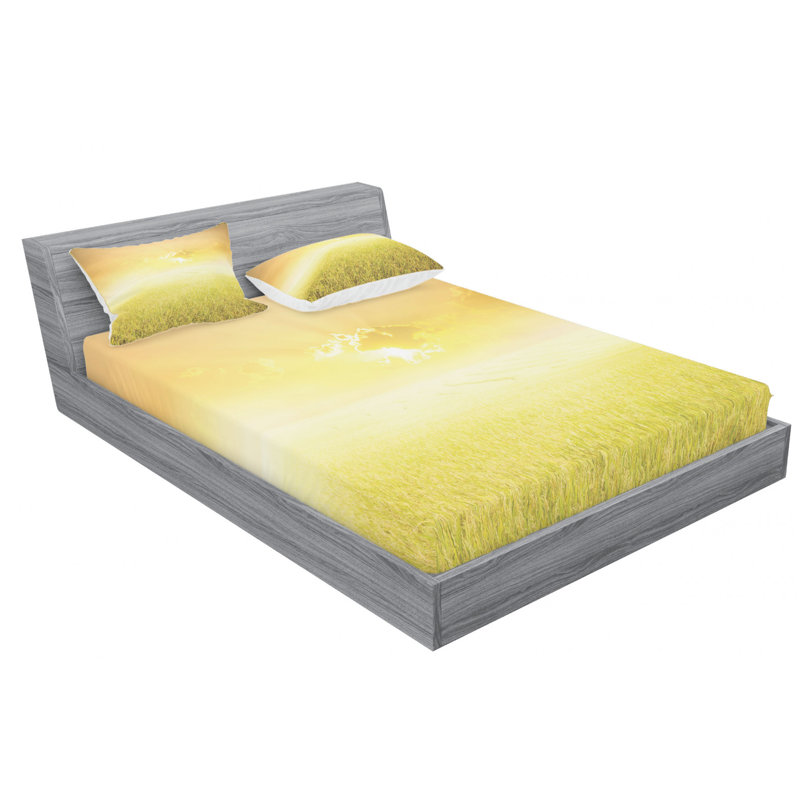 Microfiber Sheet Set, Full Sheet Set with Fitted Sheet