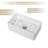 30'' L x 18" W Farmhouse Kitchen Sink White Ceramic Single Bowl Kitchen Sink Apron Front Sink