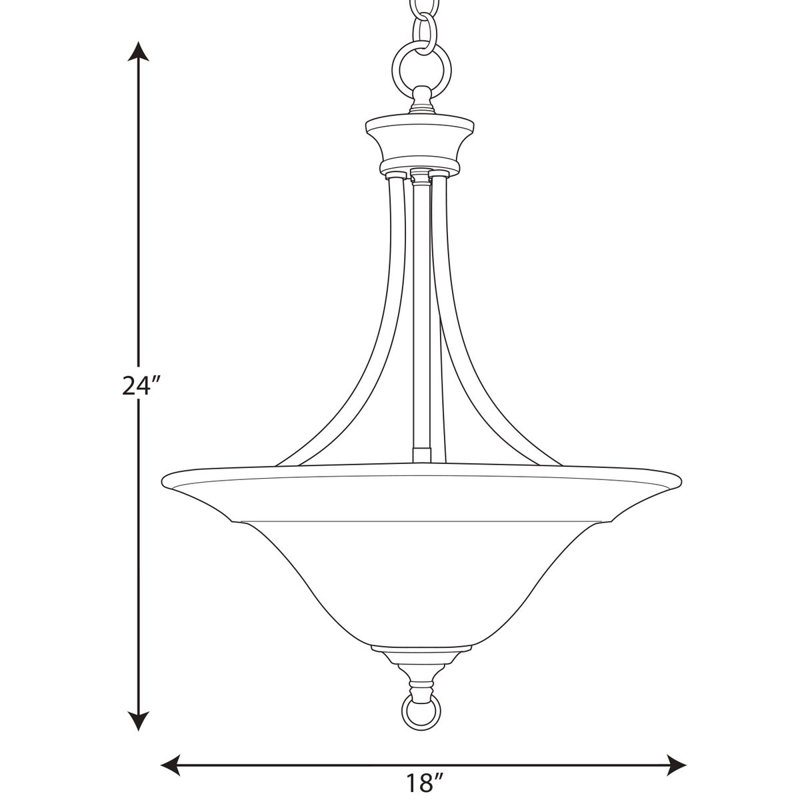 Luminaire suspendu bol 3 lumières unique Wanette, Nickel brossé