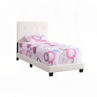 PU Faux Leather Upholstered Bed