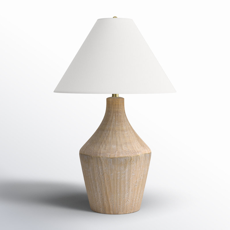 Ceramic Table Lamp, 28" H x 18" W x 18" D