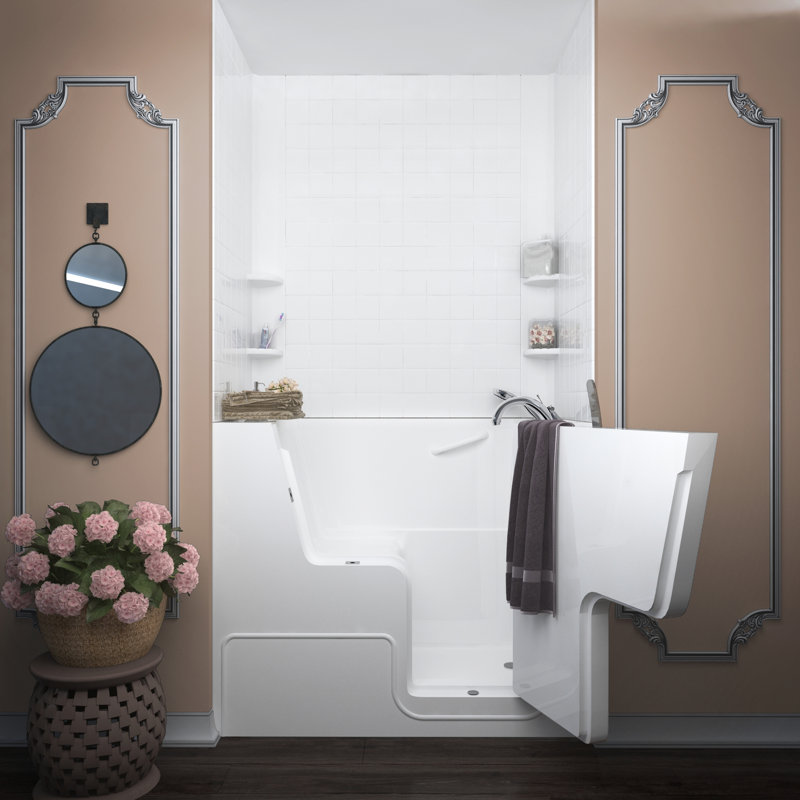 Baignoire 53" x 29" sous air/tourbillon Mohave, Droite