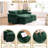 Ariaha 84.6'' Oversized Modular Combo Sofa with Ottoman-108468043