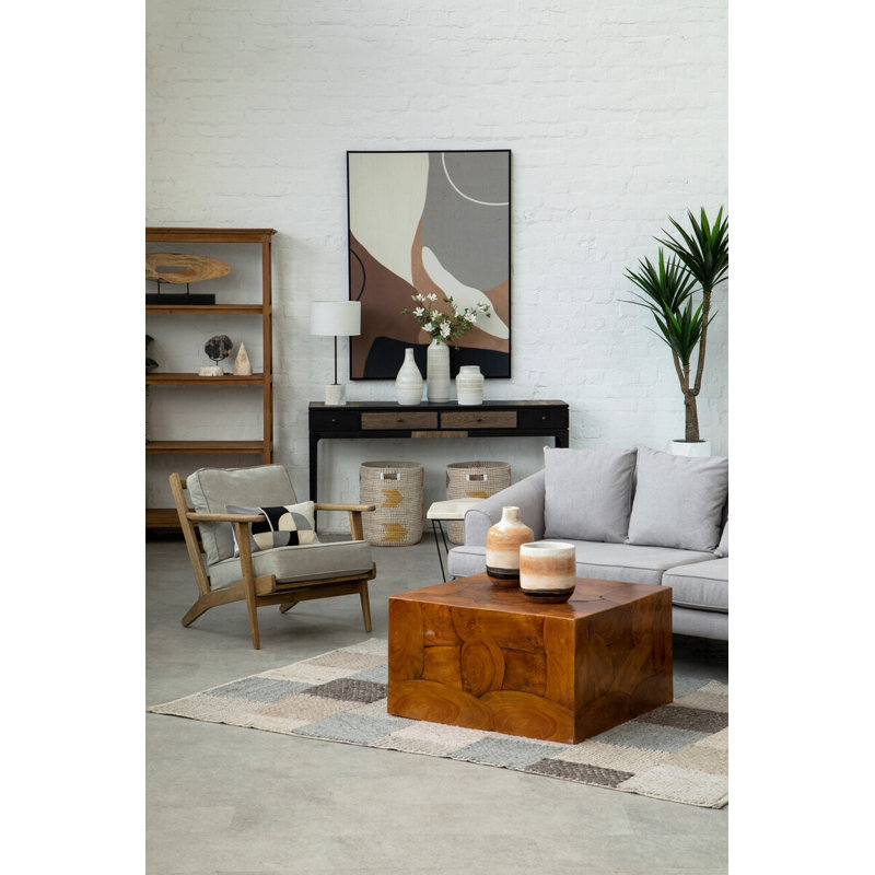 Dequisha Abstract Rectangular Lumbar Cushion