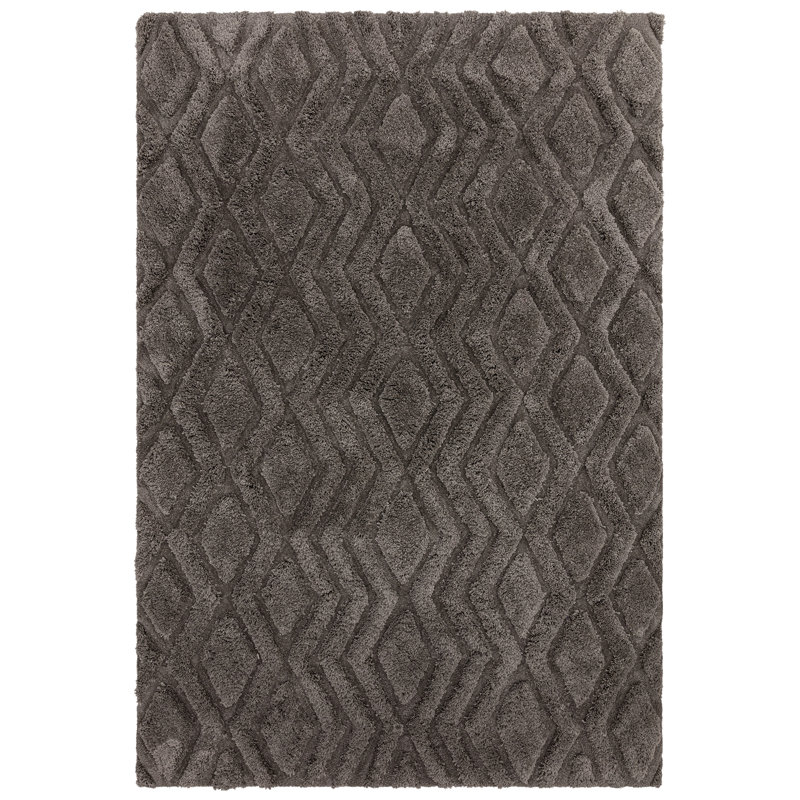 Peck Geometric Shag Area Rug, Rectangle 160 x 230cm