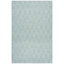 Tapis intérieur / extérieur turquoise / beige en polypropylène / polyester Nileen 850-153872604