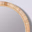 Brienne Arch Raffia Beveled Mirror