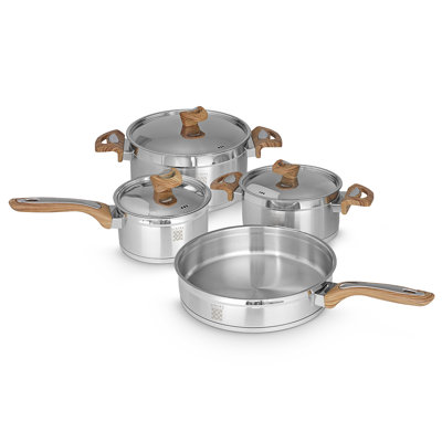 Serenk Definition 7 Pieces Steel Cookware Set