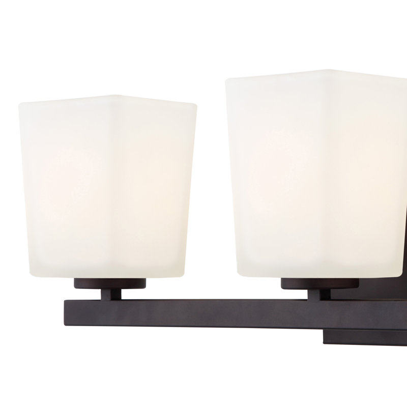 3 - Light Dimmable Vanity Light, Oil Rubbed Bronze