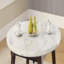 Table basse en marbre blanc Gasha
