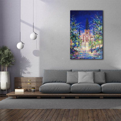  'Fantasy St Louis Cathedral - New Orleans' by ADEL Canvas Wall Art, 40" x 60"