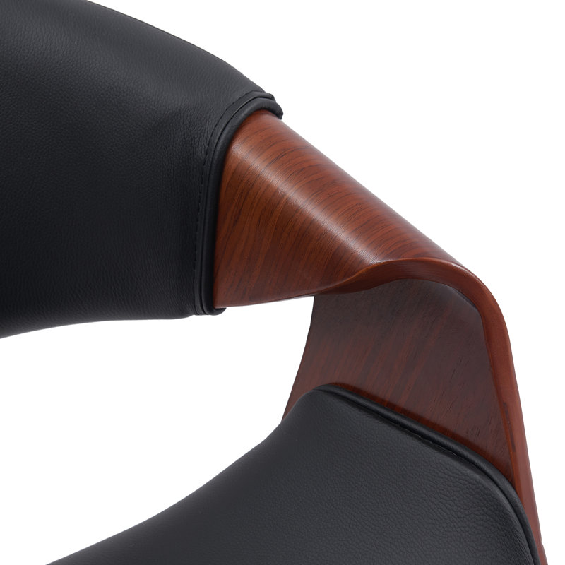 Chaise de bureau George Oliver Brina, Noir