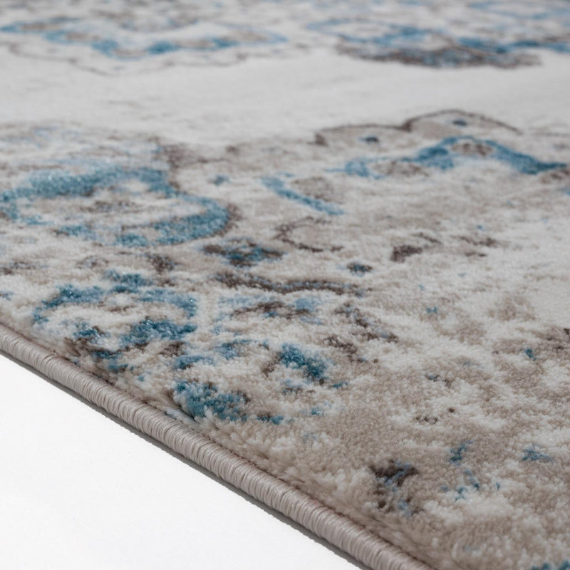 Tapis ivoire rétro 8 x 10