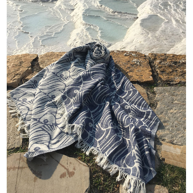 Serviette de plage 100% coton Aaizah