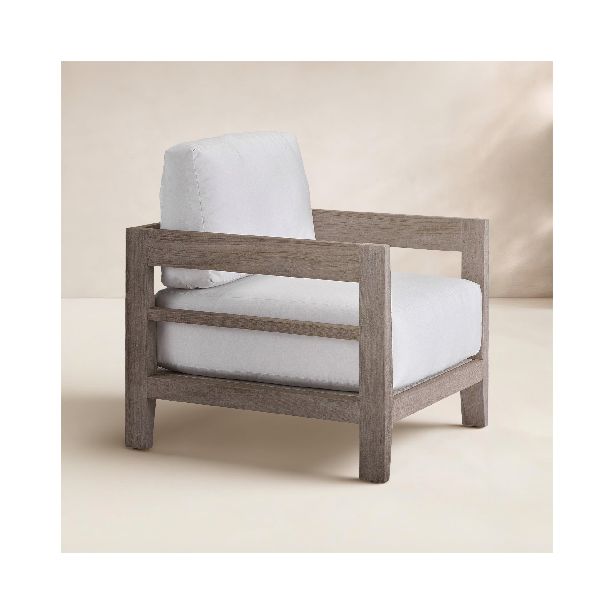 Michal Teak Patio Chair with Sunbrella Cushions