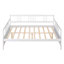 Lit de jour pleine grandeur avec pieds de soutien, canapé-lit convertible pour le confort et la durabilité, parfait pour tout décor.-93286983