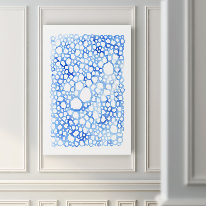 «Indigo Plexus I», reproduction sur toile, H 27 po x l 18 po x P 1 po, Toile tendue
