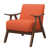 Tissu orange