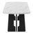 Lanaster 63" Faux Marble Dining Table with Geometric Legs-120854769