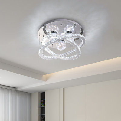 Avros Chrome LED Flush Mount