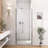 32" W X 72" Semi- Pivot Shower Door In , 1" Width Adjustment, Multifunctional Rotating Shaft With 1/4"  6Mm  Thick Glass, Reversible Left/Right, Full Seal-129099975-129099976