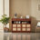 Elegant Storage Cabinet with Retro Handles