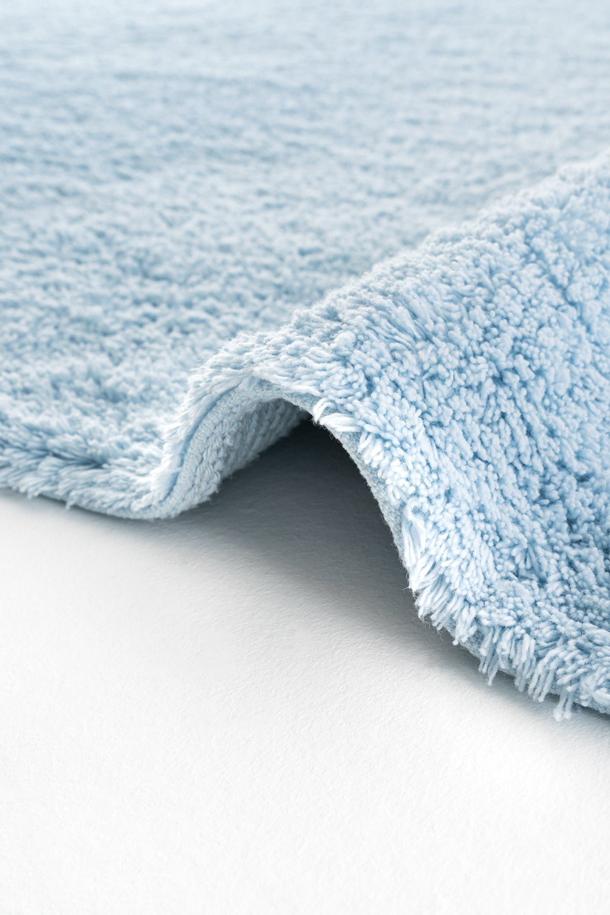 Dakota Fields Cool Cotton CCN Plain Blue Washable Baby Rug | Wayfair